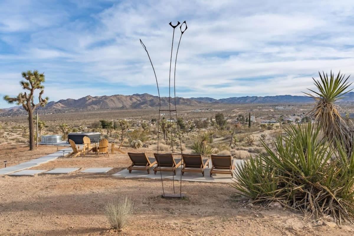 Kinetic House-Joshua Trees Sculptures Cowboy Pool Villa Yucca Valley Exterior photo